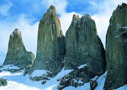 The famous towers of Torres del Paine National Park