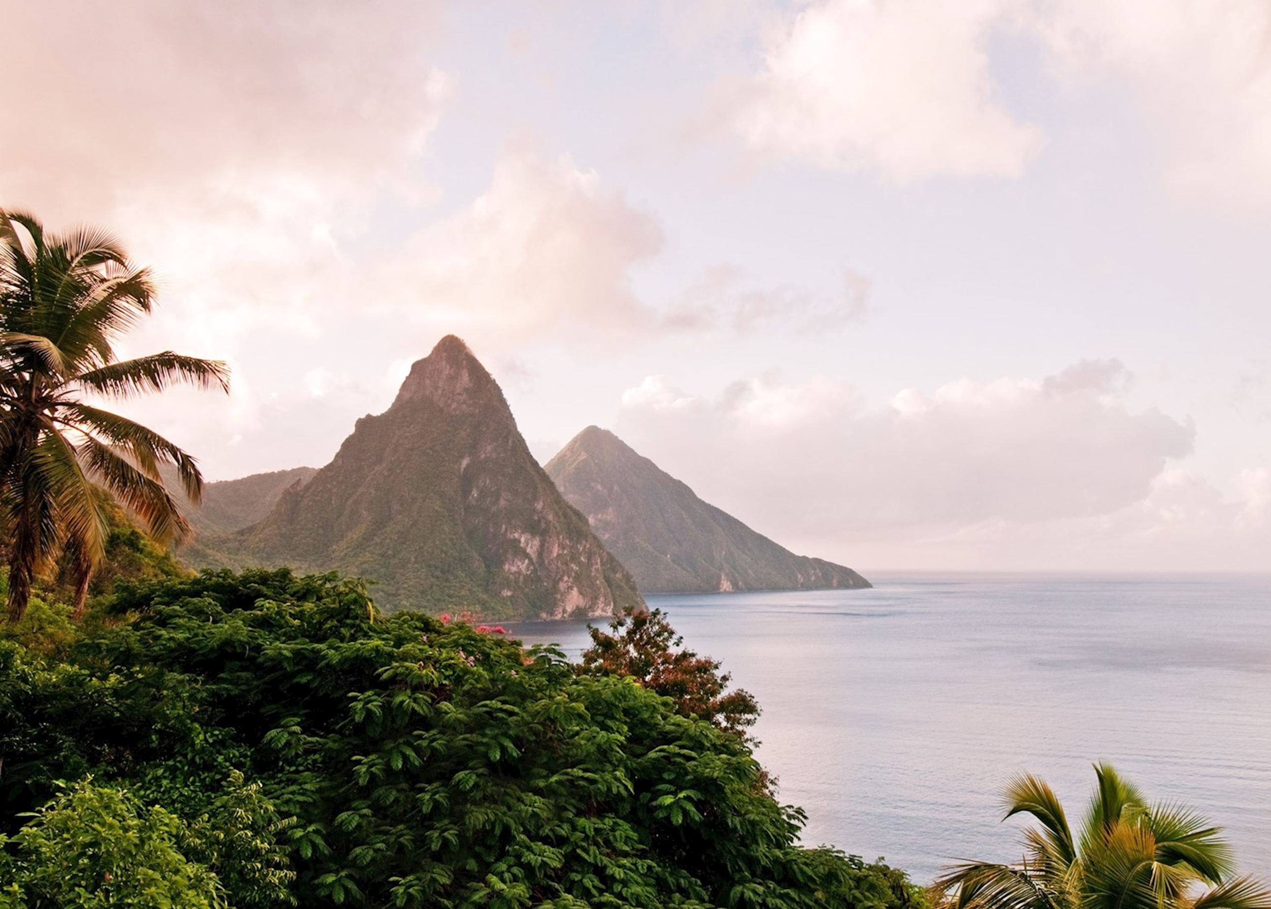 Saint Lucia's Twin Pitons images