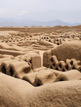 Adobe Walls, Chan Chan, Chimu culture, Peru