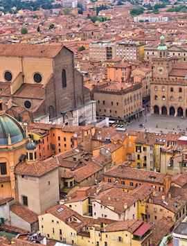 Panoramic city view, Bologna