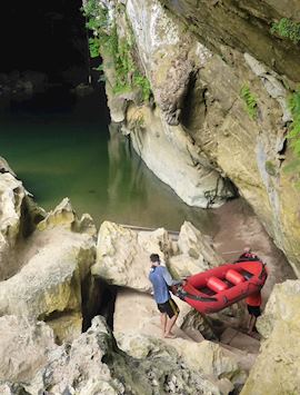 Exploring Xe Bang Fai Cave