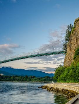 View of the Lions Gate Bridge from Stanley Park, Vancouver