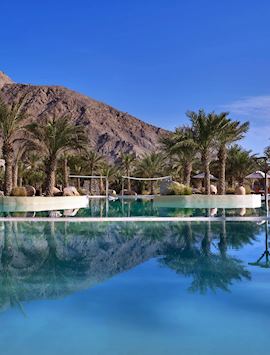 Salt water pool, Six Senses at Zighy Bay , Musandam