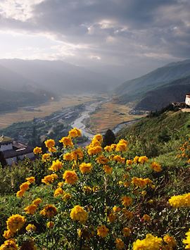 Bhutan mountain scenery