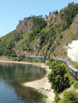 Golden Eagle Luxury Train, Lake Baikal