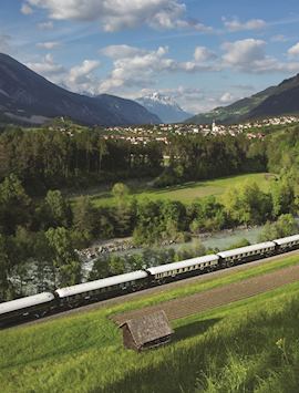 Mountain scenery, Venice Simplon Orient-Express