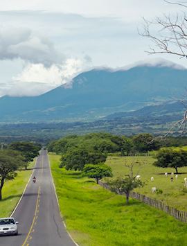 Driving through Tenorio, Costa Rica