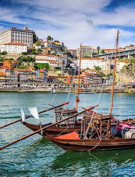 Traditional Rabelo boat, Porto 