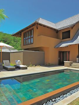 Family villa pool, Constance Ephelia Resort, Mahe