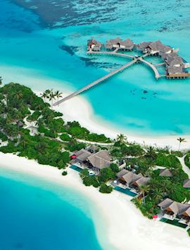 Aerial view, Niyama, Maldive Island