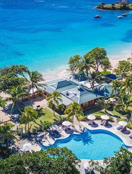 Aerial view, Bequia Beach Hotel, Bequia