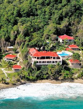 Aerial view, Petite Anse, Grenada