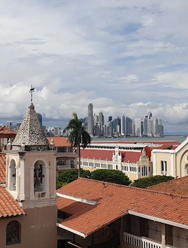 Views over the Casco Viejo, Panama City