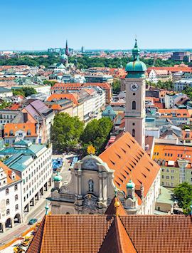 Aerial view of Munich