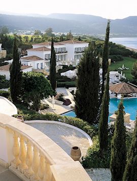 View from the hotel, Anassa Hotel