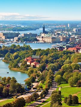 Ariel view of Stockholm