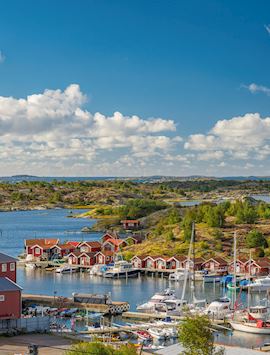 Fishing village in Gothenburg archipelago