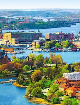 Stockholm islands from above