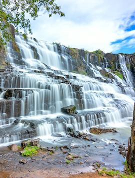 Waterfall in Vietnam's Central Highlands
