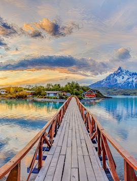 Lake Pehoé in Torres del Paine National Park