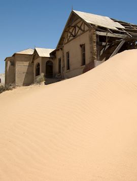 The ghost town at Kolmanskop