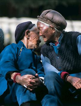 Two old ladies, Beijing
