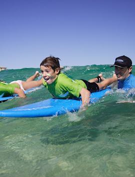 Learning to surf with Let's Go Surfing