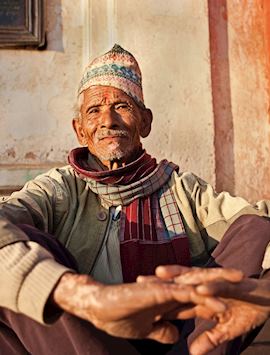 Old Nepali man