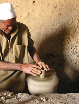 Pottery in Dakhla Oasis, Egypt