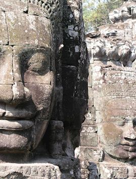 Faces at The Bayon, Siem Reap