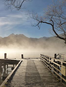 Kinloch jetty, Glenorchy, New Zealand