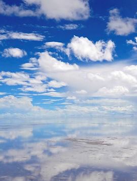 Reflections on the Salar de Uyuni, Bolivia