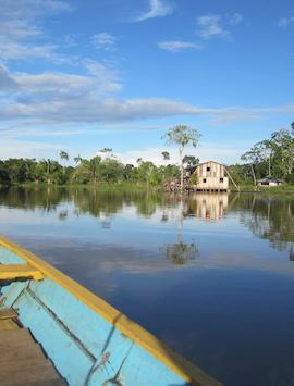 Boating on the Peruvian Amazon
