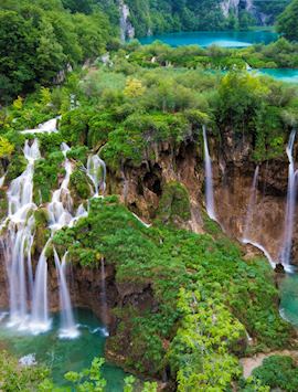 View from upper trails, Plitvice Lakes National Park