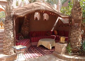 Breakfast area, Kasbah Derkaoua, The Erg Chebbi Breakfast area, Kasbah Derkaoua, The Erg Chebbi