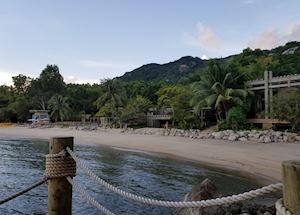 Beach at An Lam Retreat, Ninh Van Bay Beach at An Lam Retreat, Ninh Van Bay