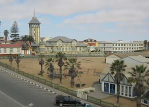 View from the Zum Kaiser Hotel, Swakopmund View from the Zum Kaiser Hotel, Swakopmund