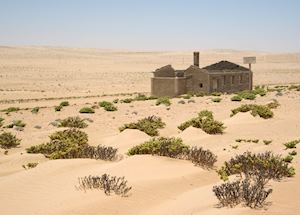 The ghost town at Kolmanskop The ghost town at Kolmanskop