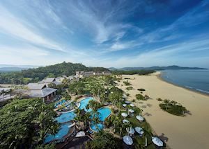 Aerial View, Shangri-La's Rasa Ria Resort & Spa, Kota Kinabalu