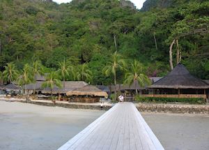 View from the jetty, El Nido Miniloc Island Resort, El Nido View from the jetty, El Nido Miniloc Island Resort, El Nido