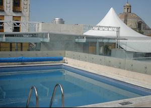 The roof top pool at NH Puebla, Puebla The roof top pool at NH Puebla, Puebla
