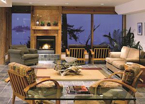 Guest reception, the Wickaninnish Inn, Tofino