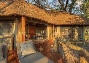 Camp Moremi bedroom deck