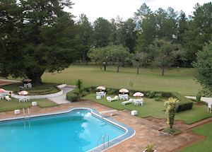 Pool and gardens, Hotel des Thermes Pool and gardens, Hotel des Thermes
