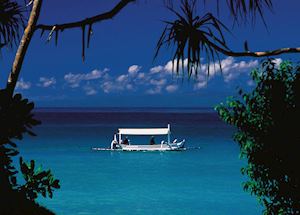 Azure blue waters in Indonesia Azure blue waters in Indonesia