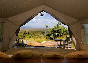 View from your tent at Kilima Camp, Masai Mara View from your tent at Kilima Camp, Masai Mara