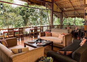 Dinning area, Diphlu River Lodge