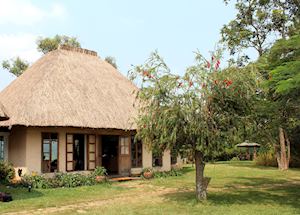 Main area at Ndali Lodge