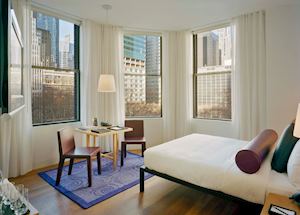 Deluxe room with view, Bryant Park Hotel, New York Deluxe room with view, Bryant Park Hotel, New York