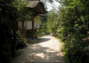 Exterior view of the Iwaso Ryokan, Miyajima Exterior view of the Iwaso Ryokan, Miyajima